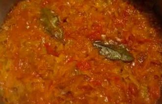 Солянка из капусты и грибов