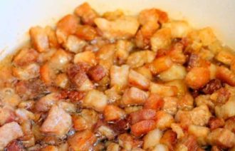 Закуска для гурманов из подчеревка