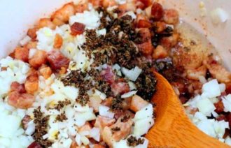 Закуска для гурманов из подчеревка