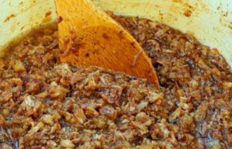 Закуска для гурманов из подчеревка