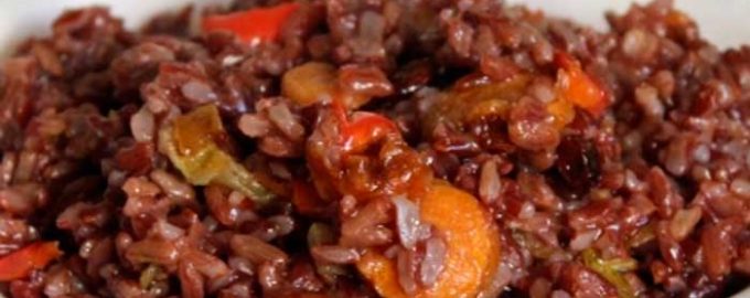 Красный рис жасмин RED с овощами