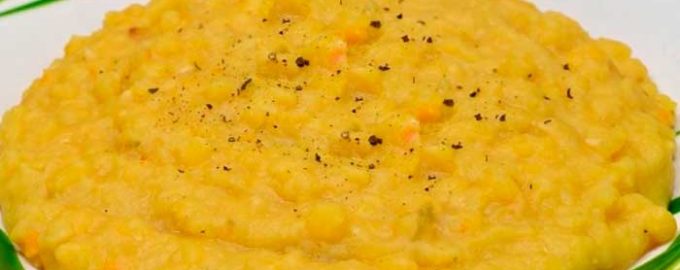Гороховая каша в мультиварке постная
